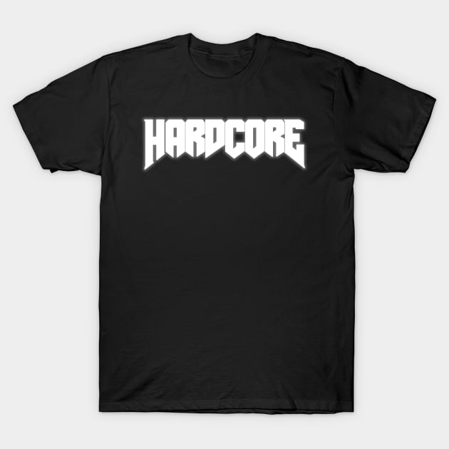 Hardcore Doom Video game Retro Gaming video game T-Shirt by melisssne